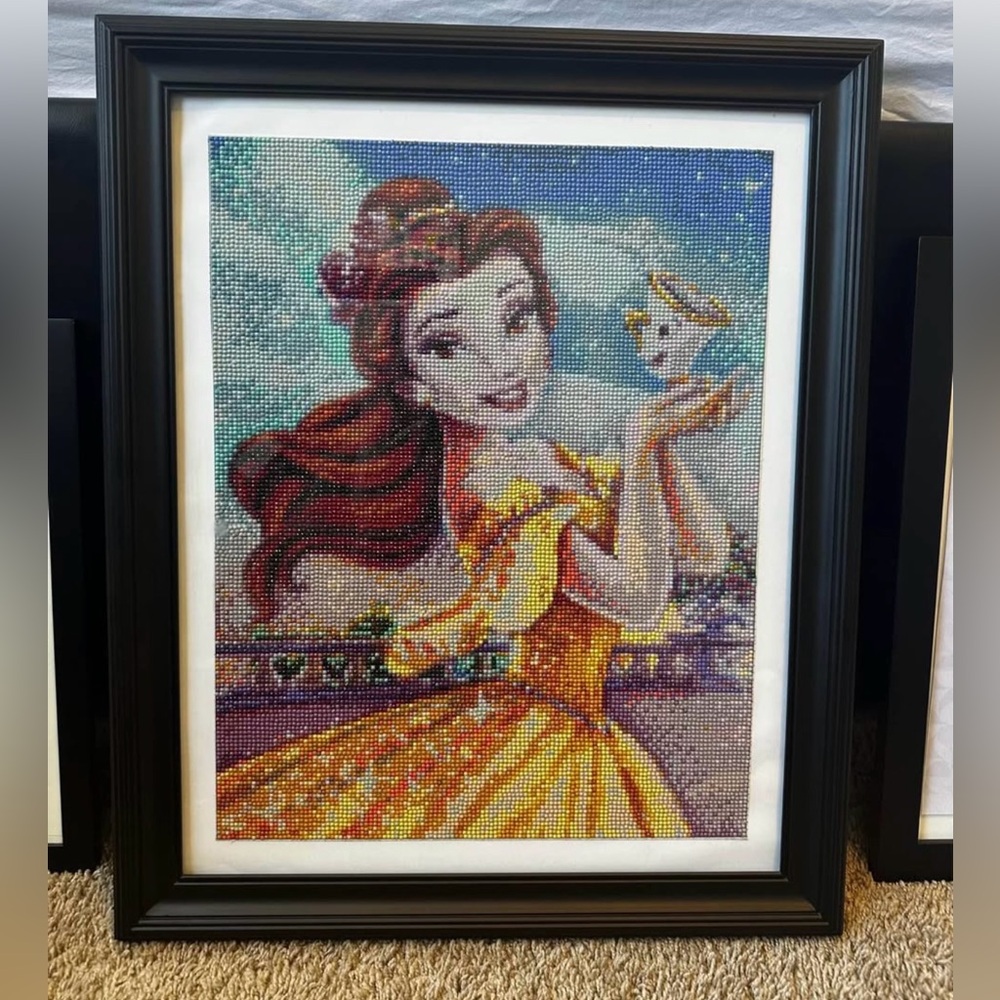 Framed Belle Diamond Art